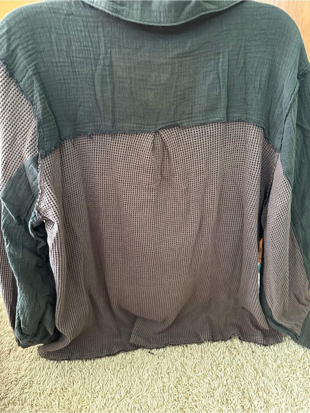 NWOT POL CHARCOAL SHACKET - Picture 2 of 6
